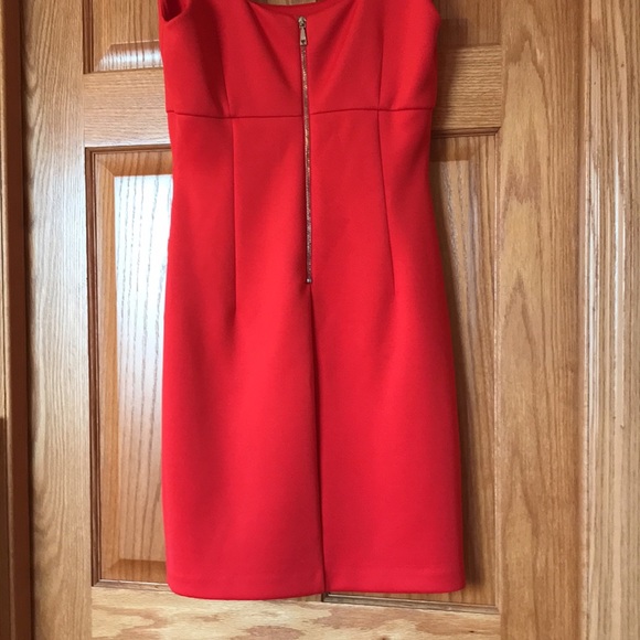 GUESS Red Body-con Halter Scuba Dress NWT (6) - Picture 8 of 9